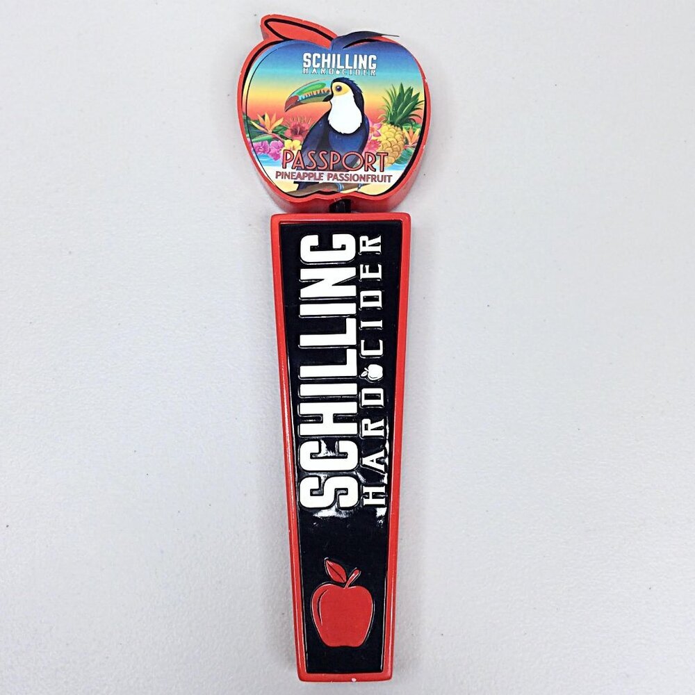Schilling Hard Cider Tap Handle Passport Pineapple Passion Toucan Tropical